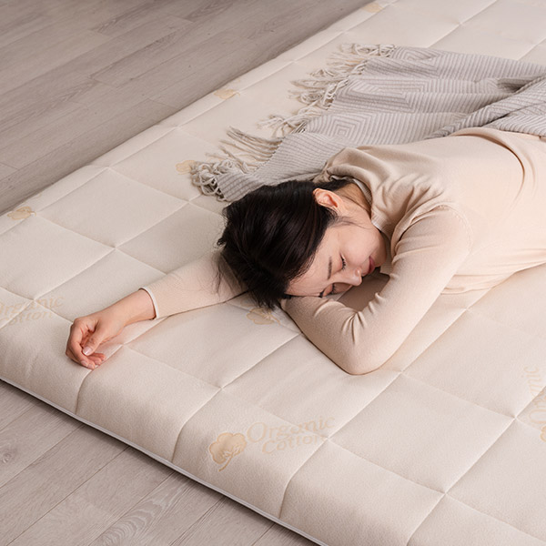 [삼익가구](SS)네이브 천연 라텍스 토퍼 매트리스 풀세트 5cm(방수속커버/보관끈 포함)