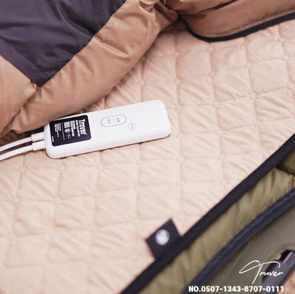 트루버 프리볼트 전기 장판 탄소 매트 싱글 1인용 캠핑 전기요