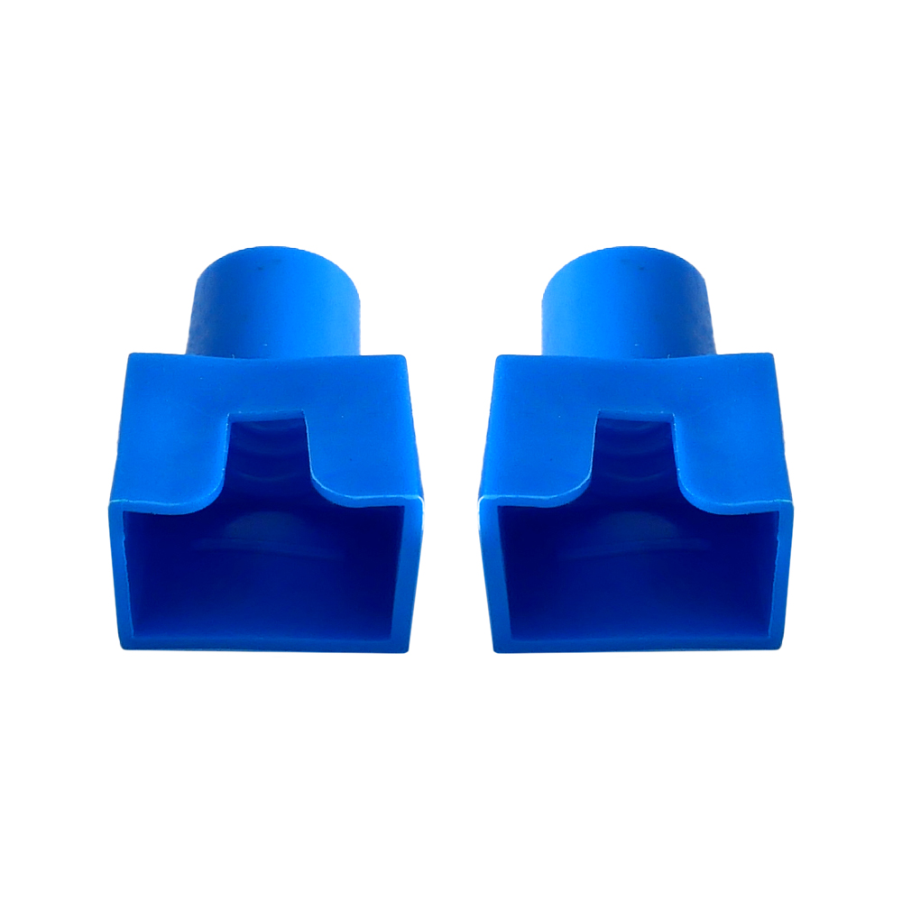 자비독 RJ45 보호캡 각부트 랜부트 100개입 파랑 - 상품 이미지