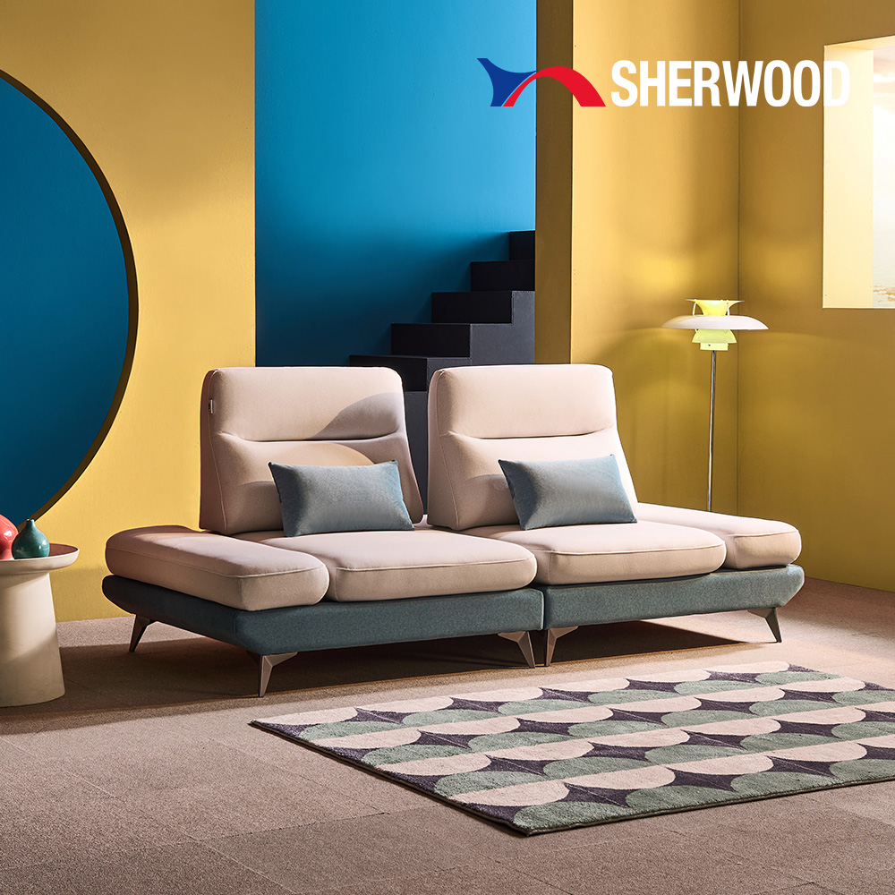 쉐우드가구 주벨리 3인용 블렌트 패브릭 기능성 스윙 소파 / 수도권 무료배송