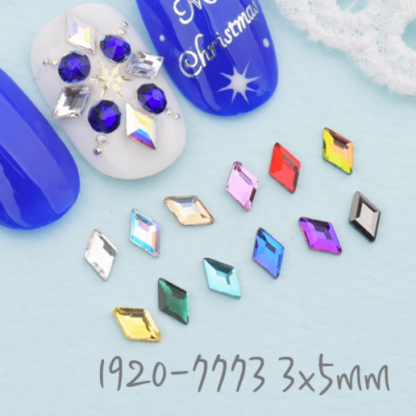 파츠 다이아몬드AB 스톤 3x5mm(선택) - 상품 이미지