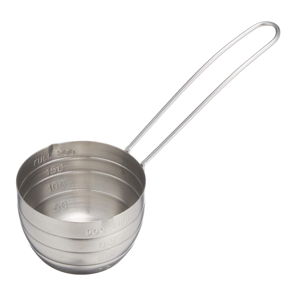 아이자와 공방 업소용 스텐 키친툴 조리도구 계량국자 200ml - 상품 이미지