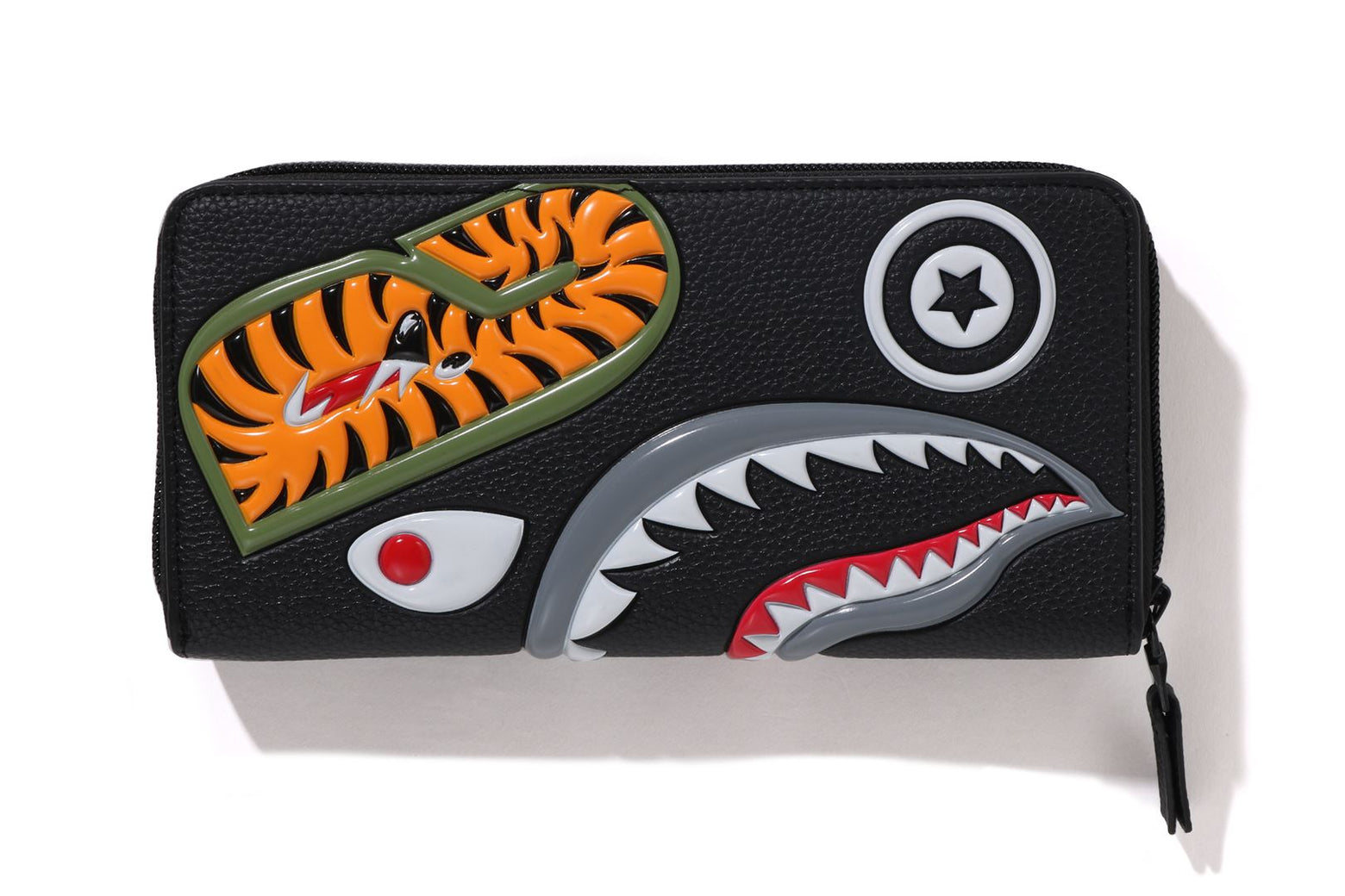 베이프 지갑 SHARK LONG WALLET 1K70-190-013 - 상세 이미지 2