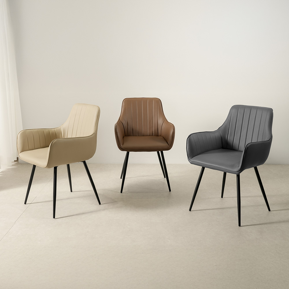 (2개입) 업소용 식탁 카페 가죽의자 주방 거실 식당 피카소 댄디체어