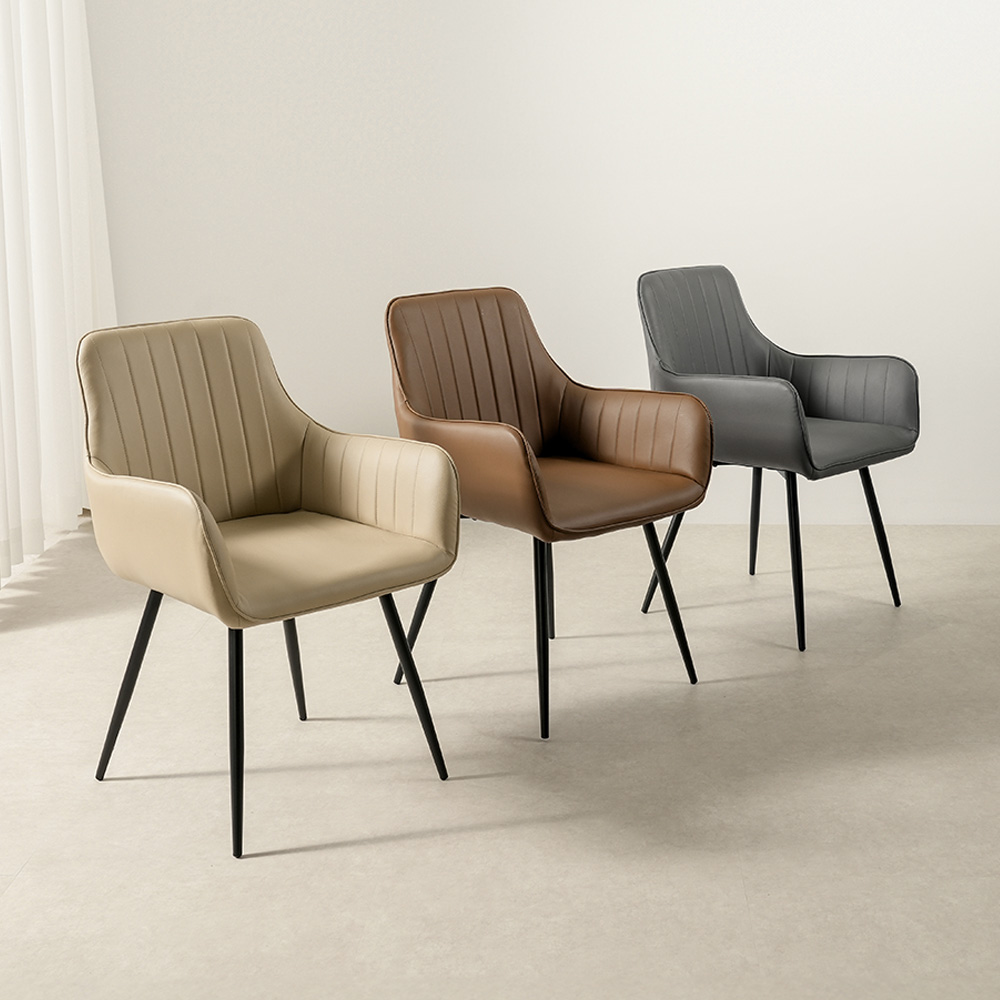 (2개입) 업소용 식탁 카페 가죽의자 주방 거실 식당 피카소 댄디체어