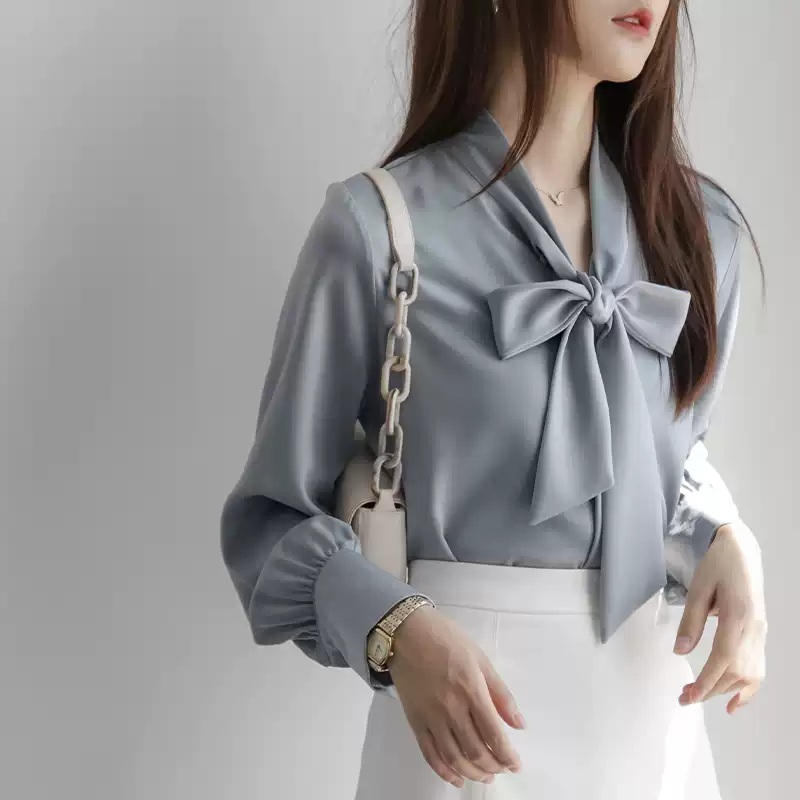 스캔들 101화 한보름 블라우스 셔츠 백설아 타이 실크 의상 옷 패션 - 상세 이미지 2
