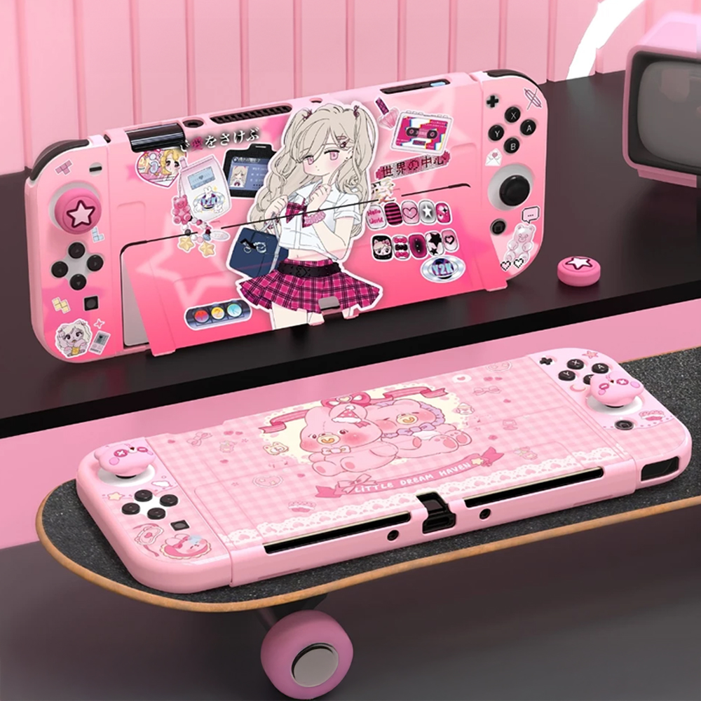 닌텐도 스위치 OLED 케이스 이이네 Y2K글램