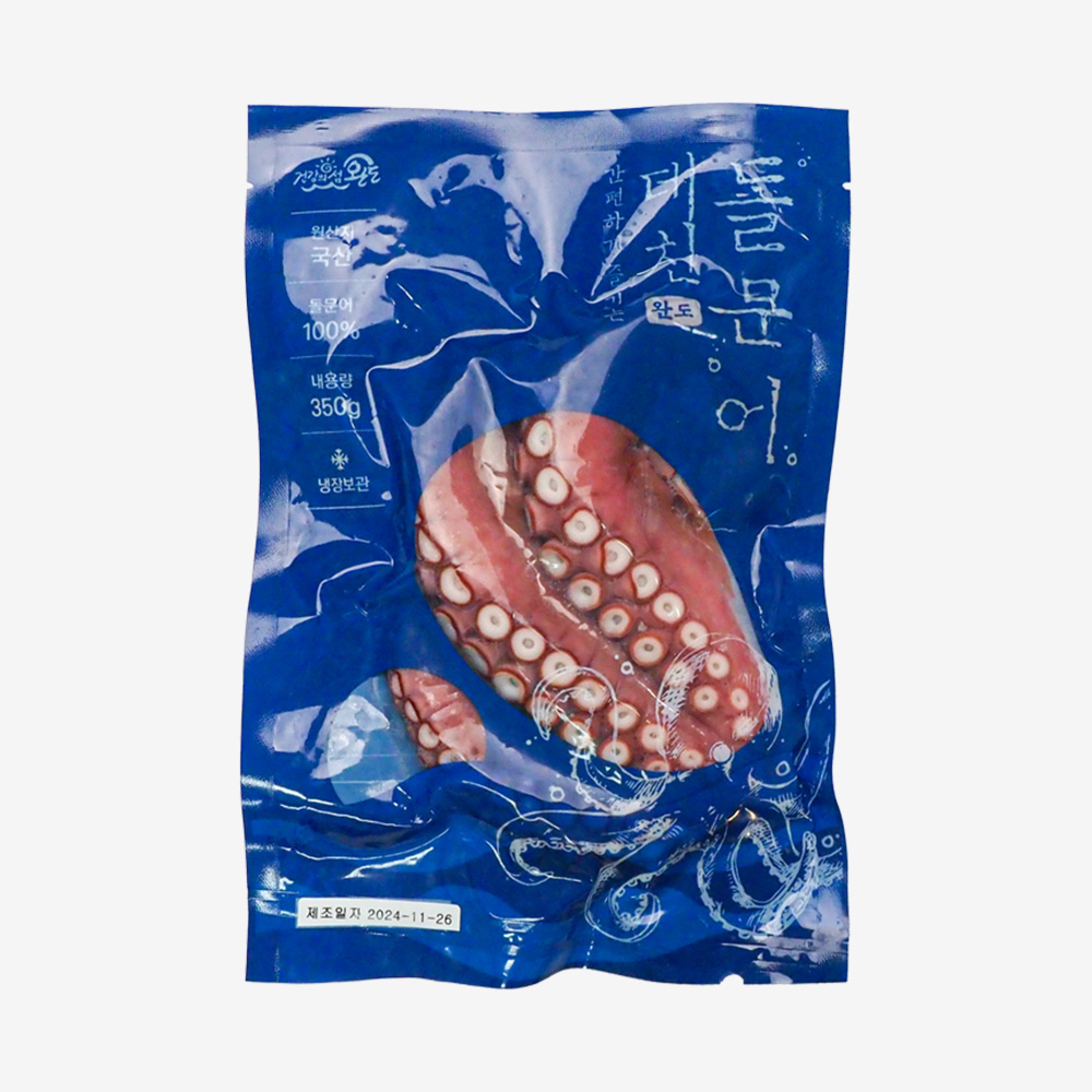 쫄깃 탱탱! 완도 데친 문어 350g - 상세 이미지 4
