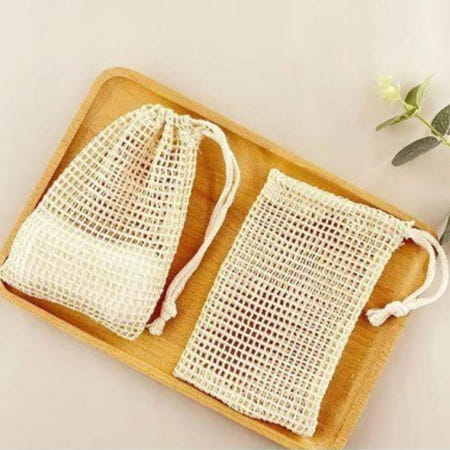 순면 비누 거품망 빨래 비누망 면 샴푸바 걸이 주머니 보관 홀더 보관함 설거지바 제로웨이스트 그물망
