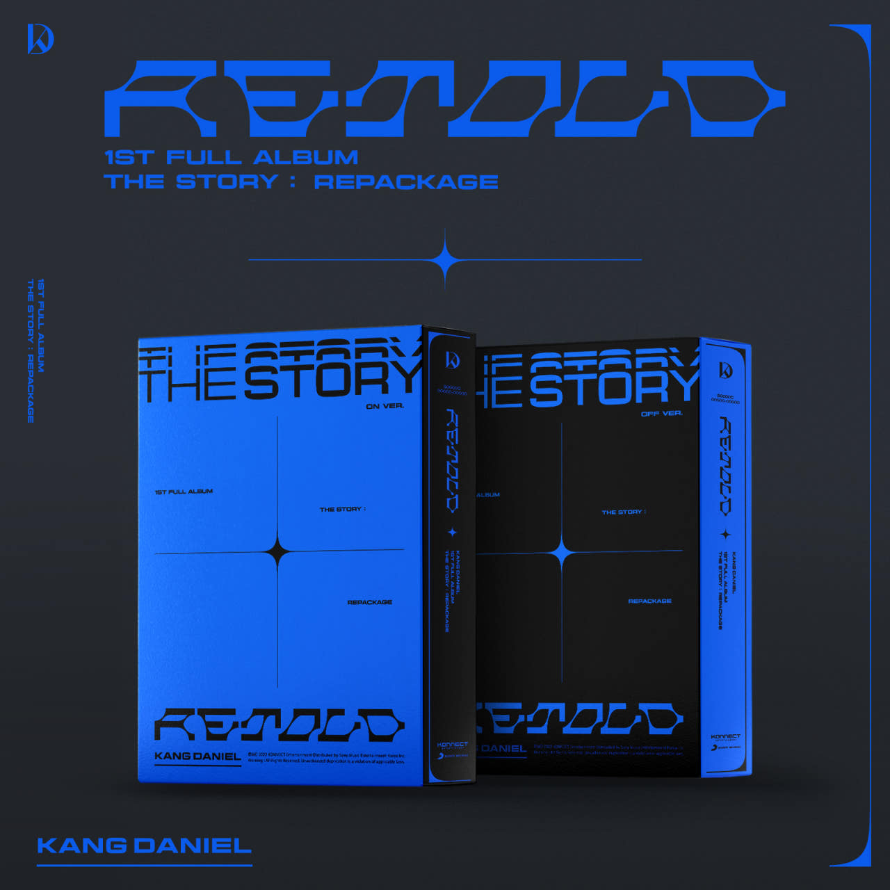 강다니엘 리톨드 앨범 THE STORY 1집 Retold 리패키지 더 스토리 - 상품 이미지