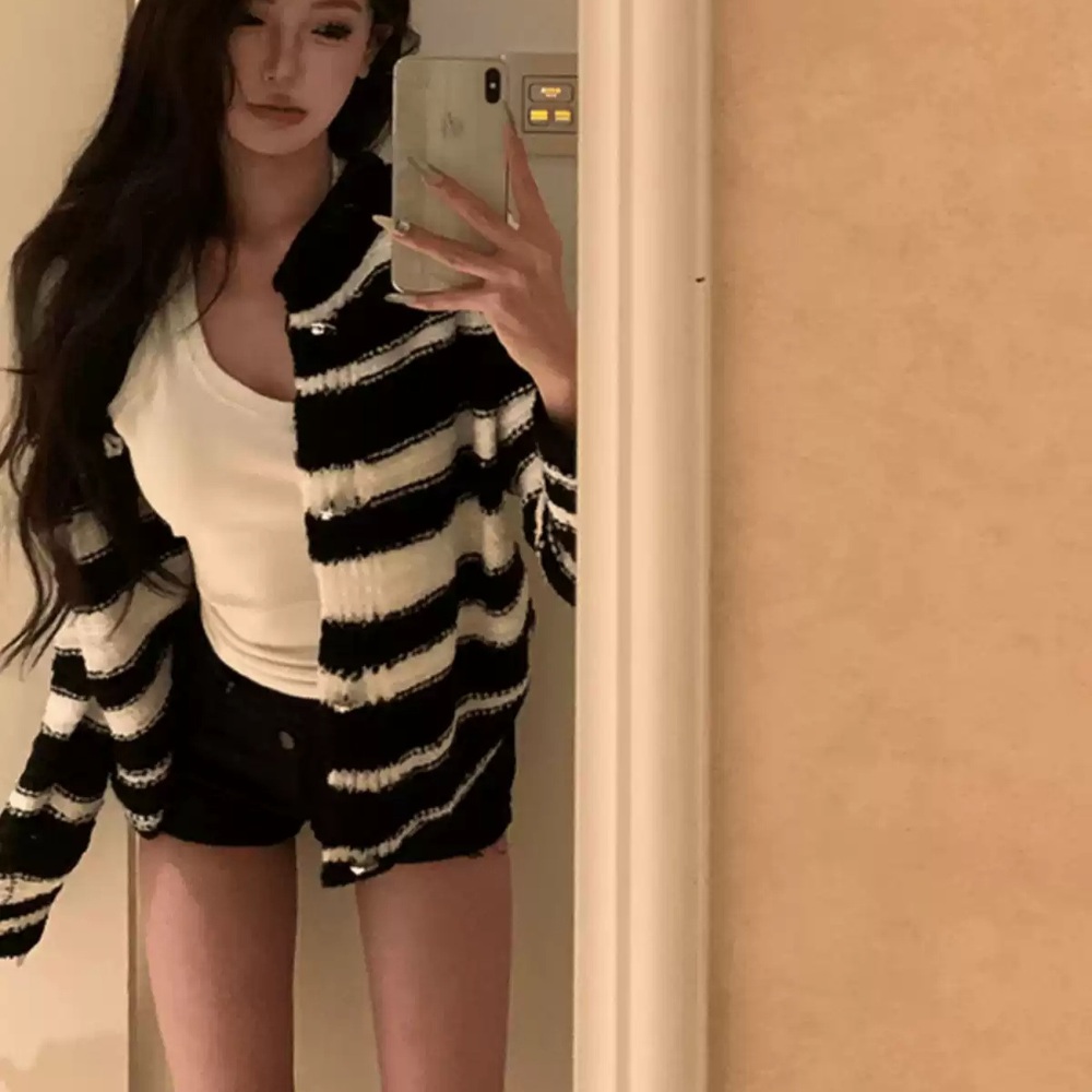 나솔사계 89화 경리 가디건 스트라이프 캐주얼 스웨터 의상 옷 패션 - 상세 이미지 2
