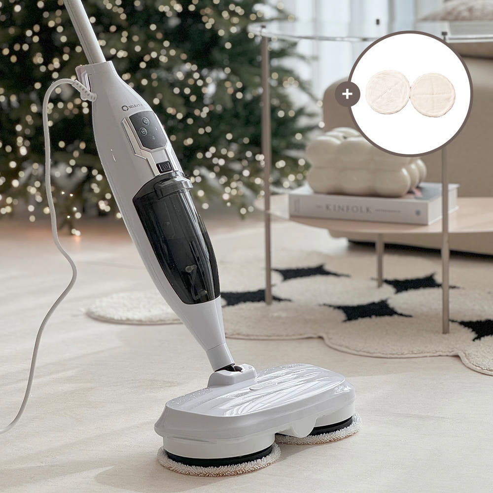 셀렉프로 스팀청소기 듀얼스핀 물걸레 핸디 고온 고압 살균 스팀기 분사기 NJ-SFW803