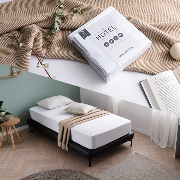 [삼익가구]호텔컬렉션 매트리스 방수커버(슈퍼싱글)