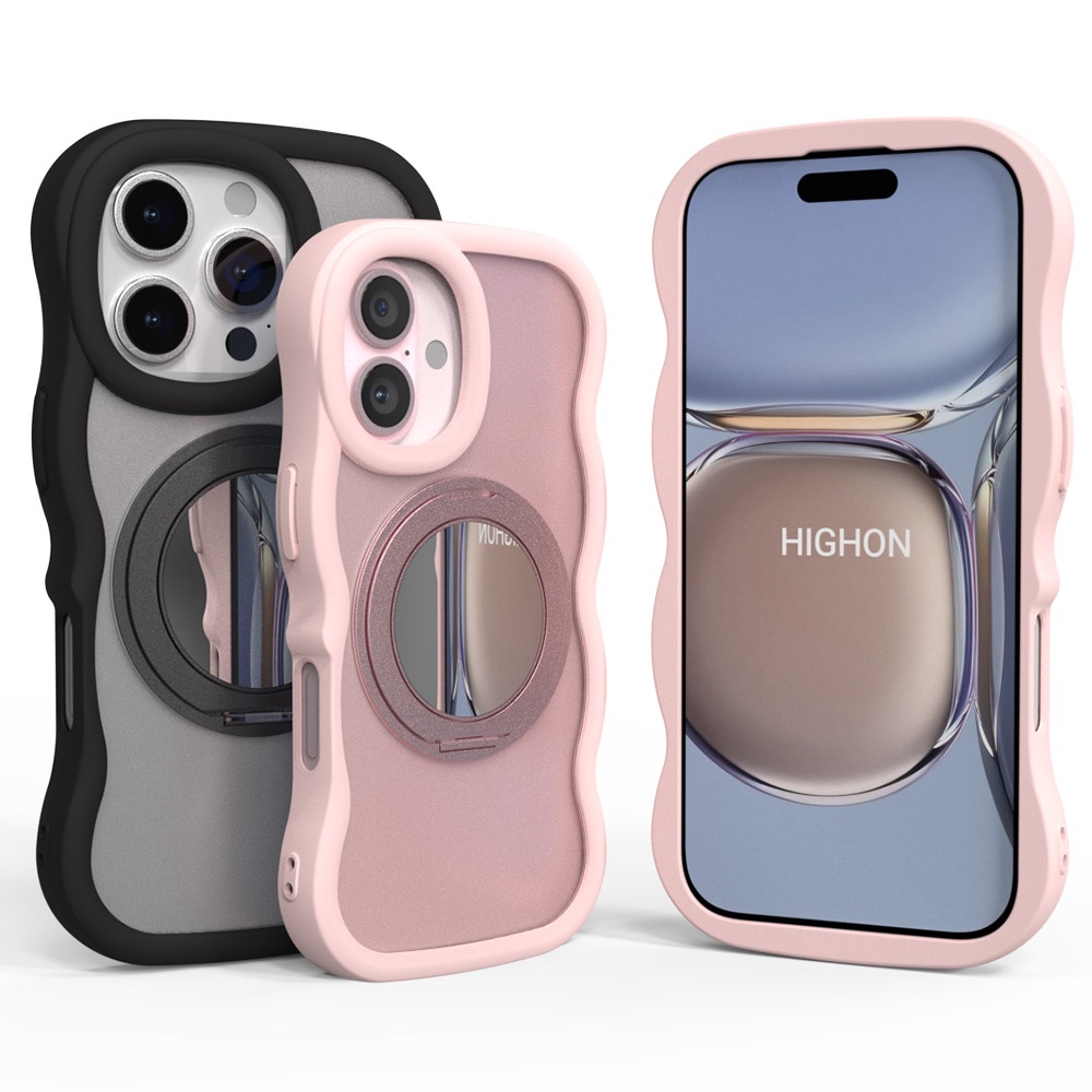 아이폰 맥세이프 케이스 범퍼 회전 거치대 핑크, 아이폰16e - 상세 이미지 2