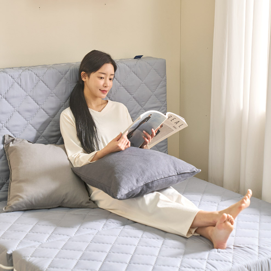 세인트블랑 허리에 좋은 AIR라텍스 매트릭스 3단 접이식 바닥 토퍼 매트리스 7cm MS