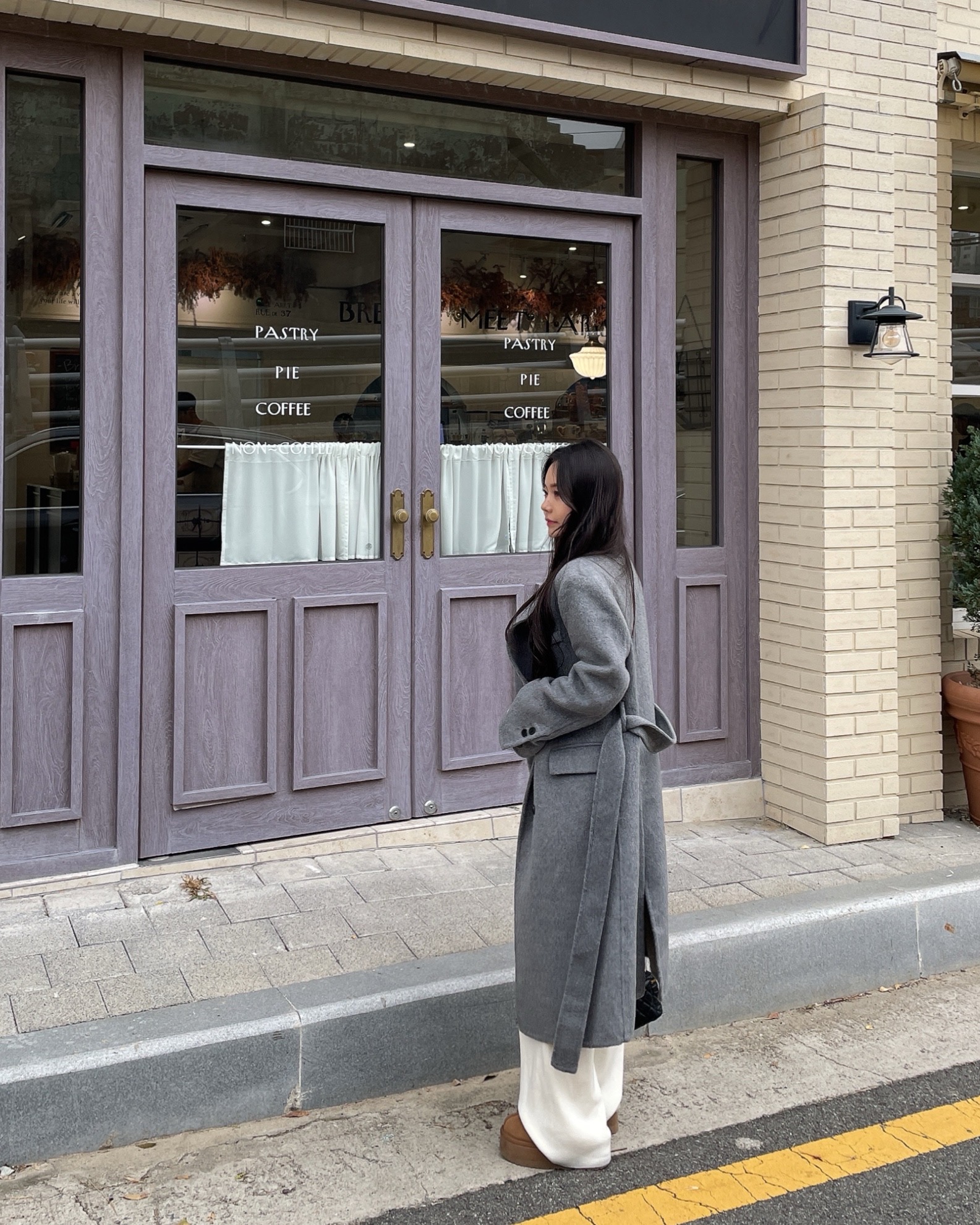 [추천] 핸드메이드 울 캐시미어 벨트 롱코트 4colors 상세 이미지 38