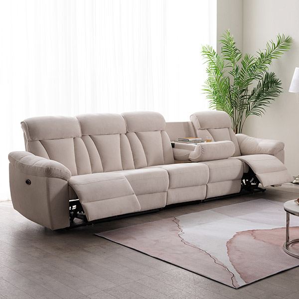 [삼익가구]프라임 아쿠아텍스 6인용 전동 리클라이너 소파(양방향)