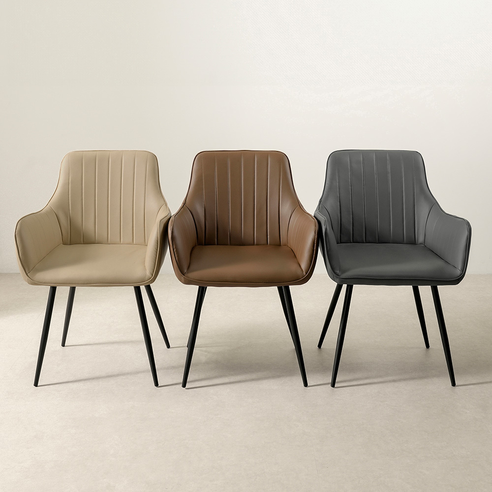 (2개입) 업소용 식탁 카페 가죽의자 주방 거실 식당 피카소 댄디체어