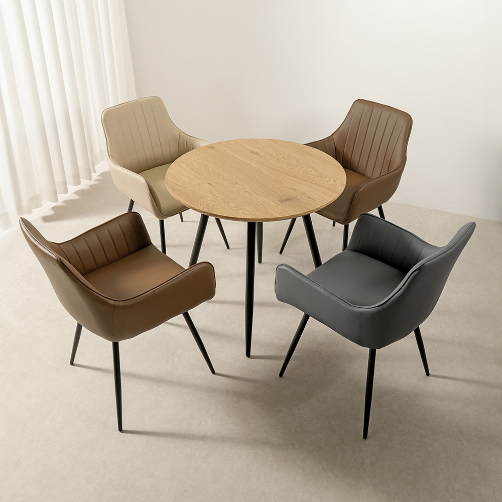 (2개입) 업소용 식탁 카페 가죽의자 주방 거실 식당 피카소 댄디체어