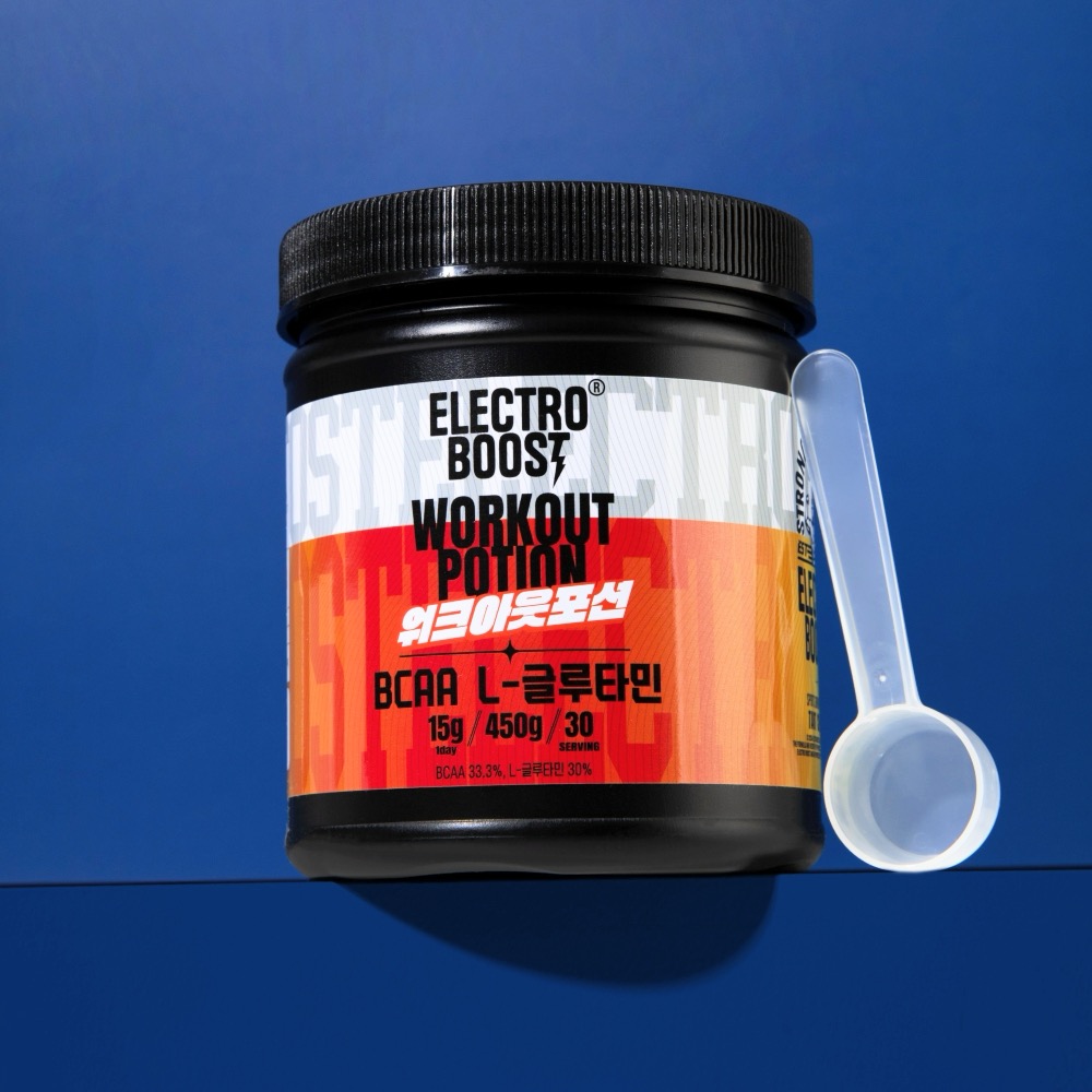 타트체리맛 워크아웃 포션 BCAA L-글루타민 헬스 운동 피로회복 파우더 450g - 상세 이미지 2