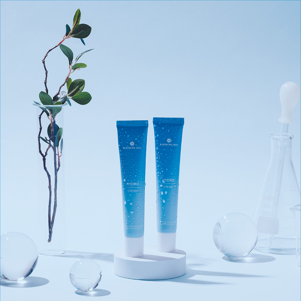 블루밍셀 속건조 얼굴건조 끈적이지않은 휴대용 화잘먹 촉촉한 수분크림 피부과 보습 크림