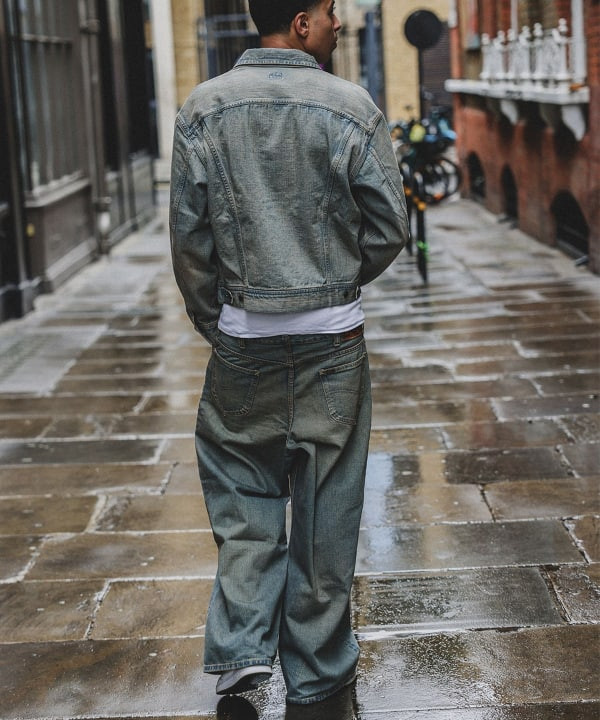 빔즈 BEAMS 별주 Lee WIDE FADE BAGGY JEANS 와이드 페이드 팬츠 이미지 6
