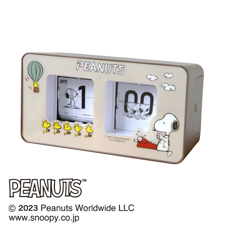 스누피 PEANUTS 피넛 CLOCK 심플 귀여운 캐릭터 탁상 시계 PNC001 2컬러 - 상세 이미지 2