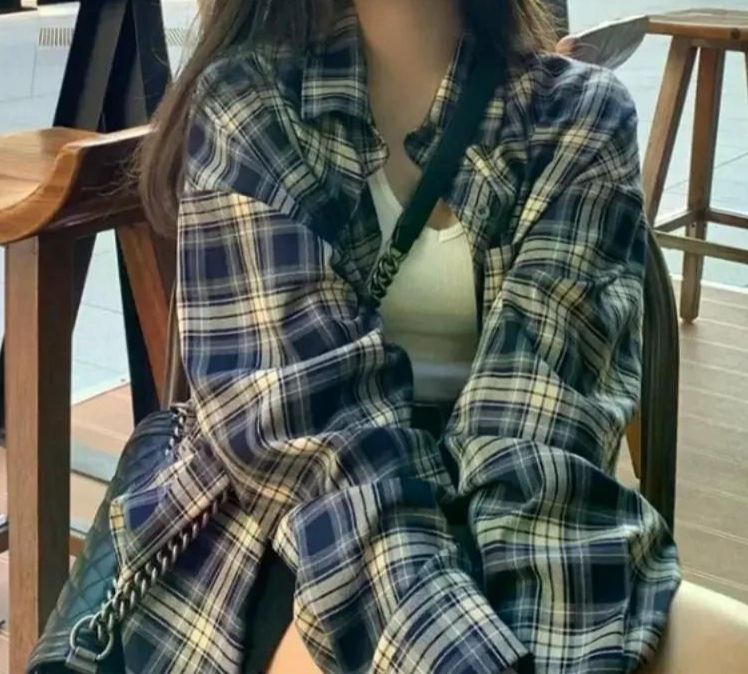 무료반품 여성 유휴 스타일 빈티지 카디건 자켓 긴 소매 탑 봄 가을 캐주얼 루즈 피트 겉옷 M - 상세 이미지 2