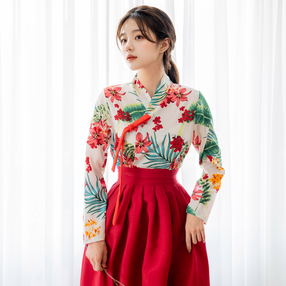 생활한복 아리화 저고리 개량 계량 퓨전 반티-192