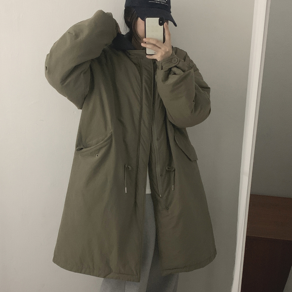 야상패딩 롱패딩 - 상세 이미지 3