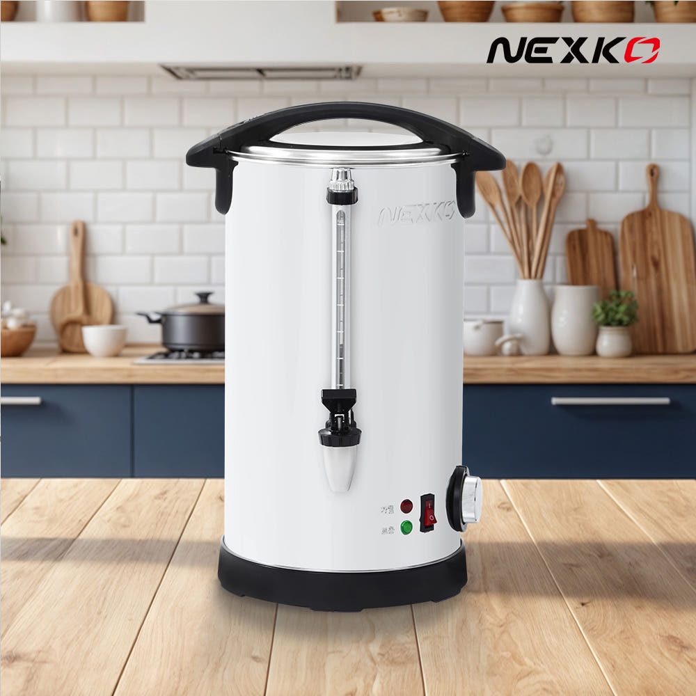 [26년형] 넥스코 전기물끓이기 스텐 온수통 보온물통 자동 대용량 업소용 전기물통 8L
