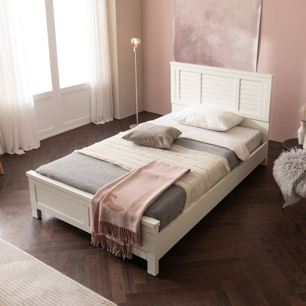 [삼익가구]NEW페이지 도장 침대(파워 본넬스프링 매트리스-슈퍼싱글)