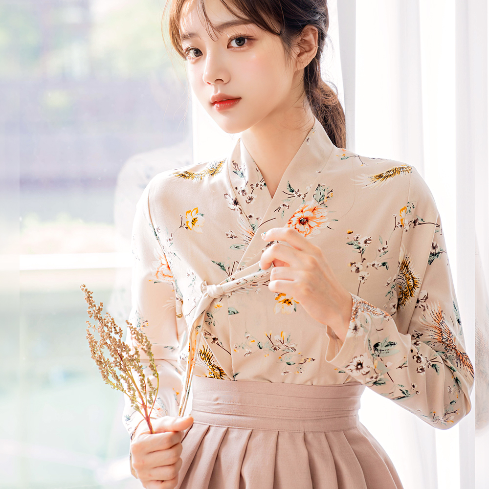 생활한복 세트 한려화+한빛 개량 계량 퓨전 반티-192 - 상세 이미지 2