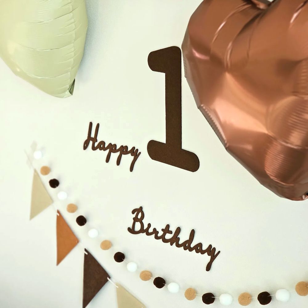 러브 베어 생일 파티 풍선 세트 생일 축하 이벤트 용품 포토존 꾸미기 - 상세 이미지 5