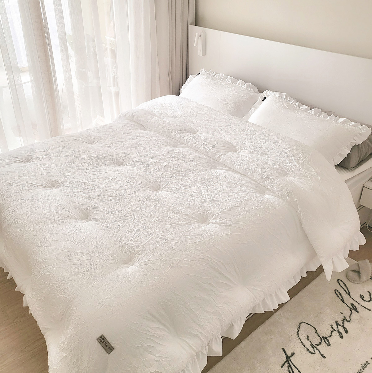 알러지케어이불 크리즈 구름 먼지없는 가을 겨울 차렵 이불 SS