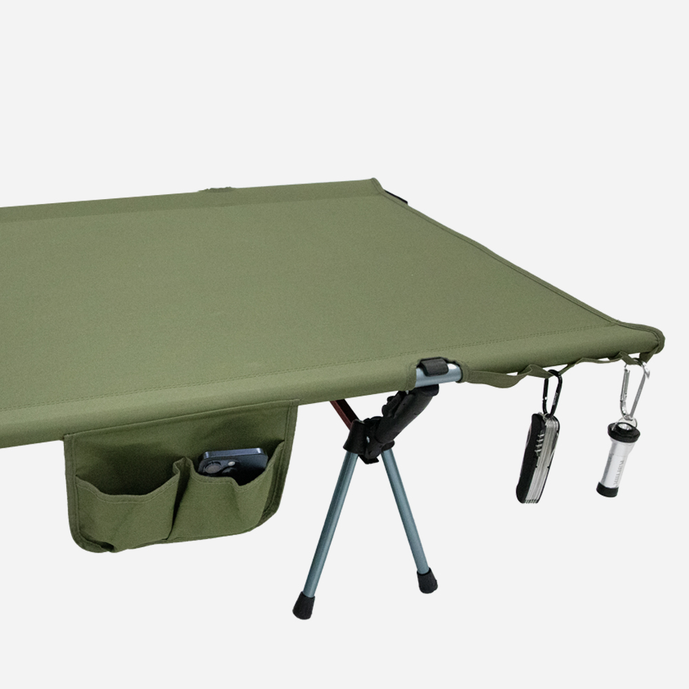 카르닉 와이드 경량 야전침대 75cm 접이식 간이 휴대용 로우