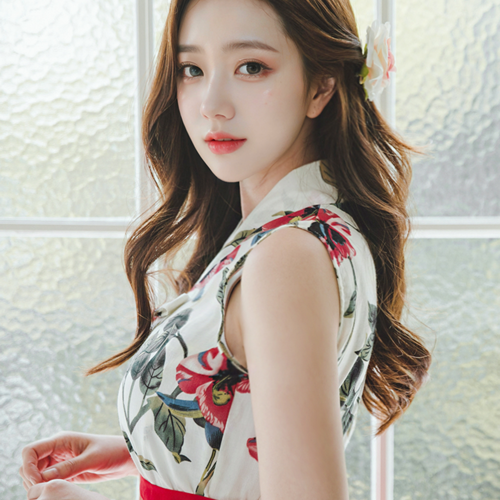 다솜 미니 허리치마 생활한복 개량 계량 퓨전 반티 - 상세 이미지 4