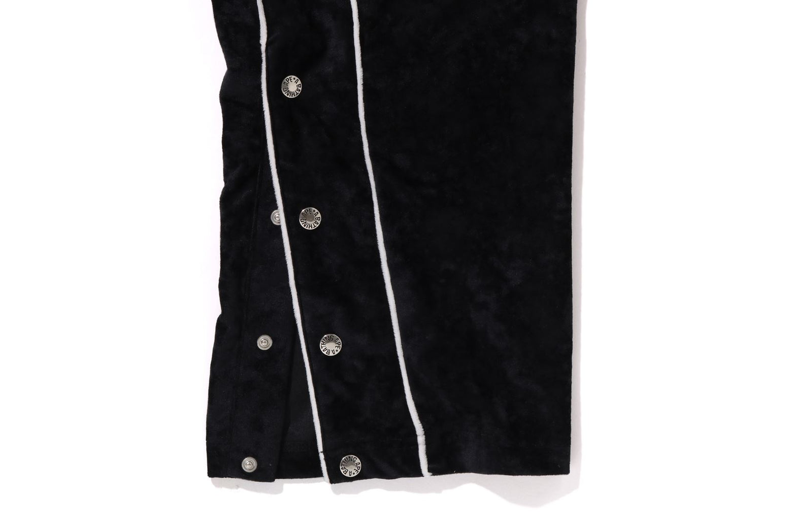 베이프 바지 BATHING APE LOGO VELVET LOOSE FIT PANTS 1K80-152-303 - 상세 이미지 5