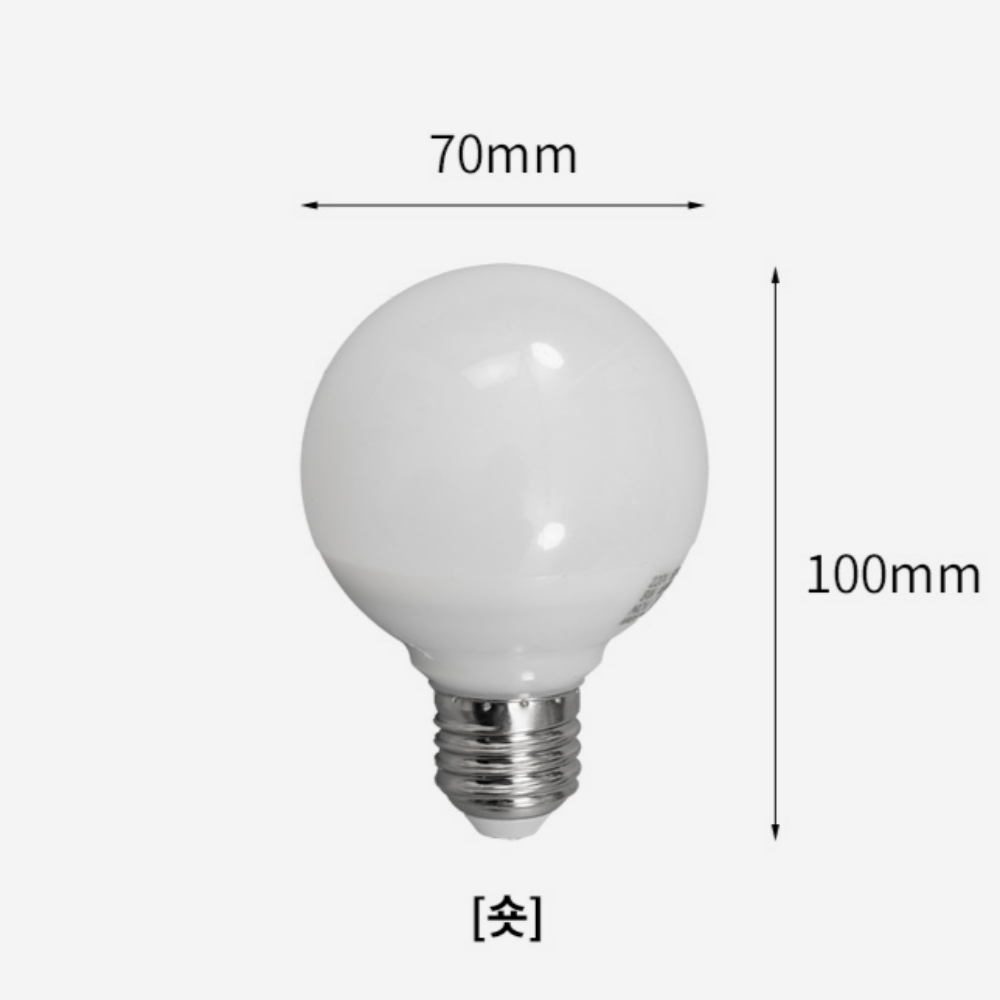 LED 볼램프 전구 E26 20W 12W 8W 롱타입 숏타입 절전 - 상세 이미지 5