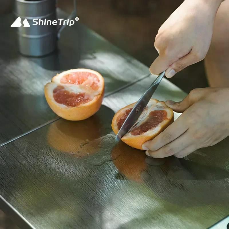 캠핑추천 ShineTrip 야외 캠핑 접이식 테이블  휴대용 스테인레스 내열 - 상세 이미지 4