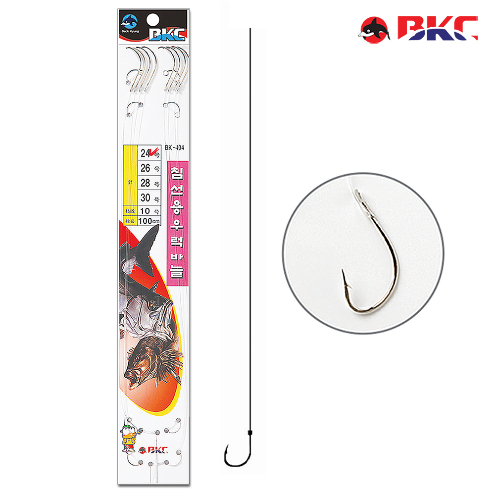 백경 우럭바늘 선상 침선 우럭 채비 바늘 BK-404 - 상품 이미지