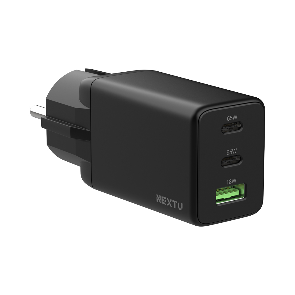 넥스트유 추이팡 65W 3포트 USB PD PPS GaN 접지 멀티 초고속 충전기 이미지 6