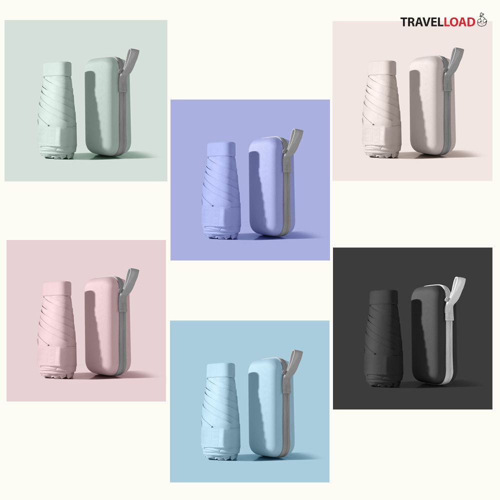 트래블로드 UV차단 미니 사각 우산 돌잔치 답례품 인쇄 스티커 판촉물 우양산 uv차단 - 상세 이미지 3