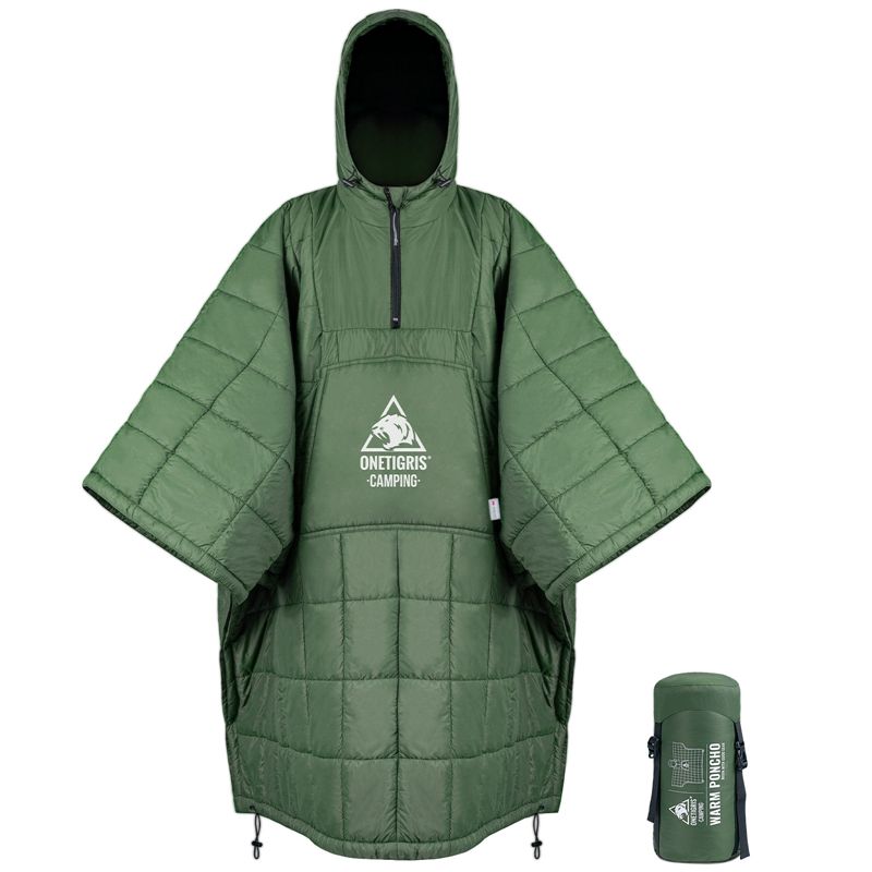원티그리스 캠핑 아웃도어 후드 판초 망토 블랭킷 보온 단열 3M 신슐레이트