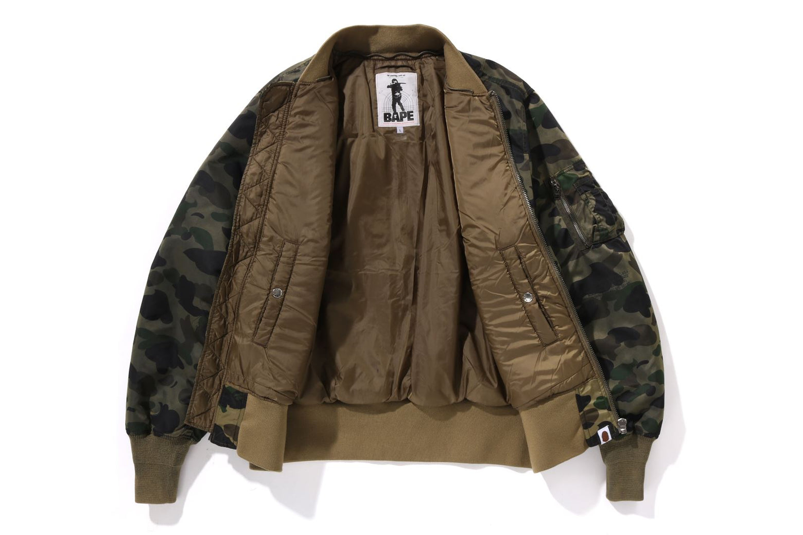 베이프 자켓 1ST CAMO MA-1 1K80-141-307 - 상세 이미지 2