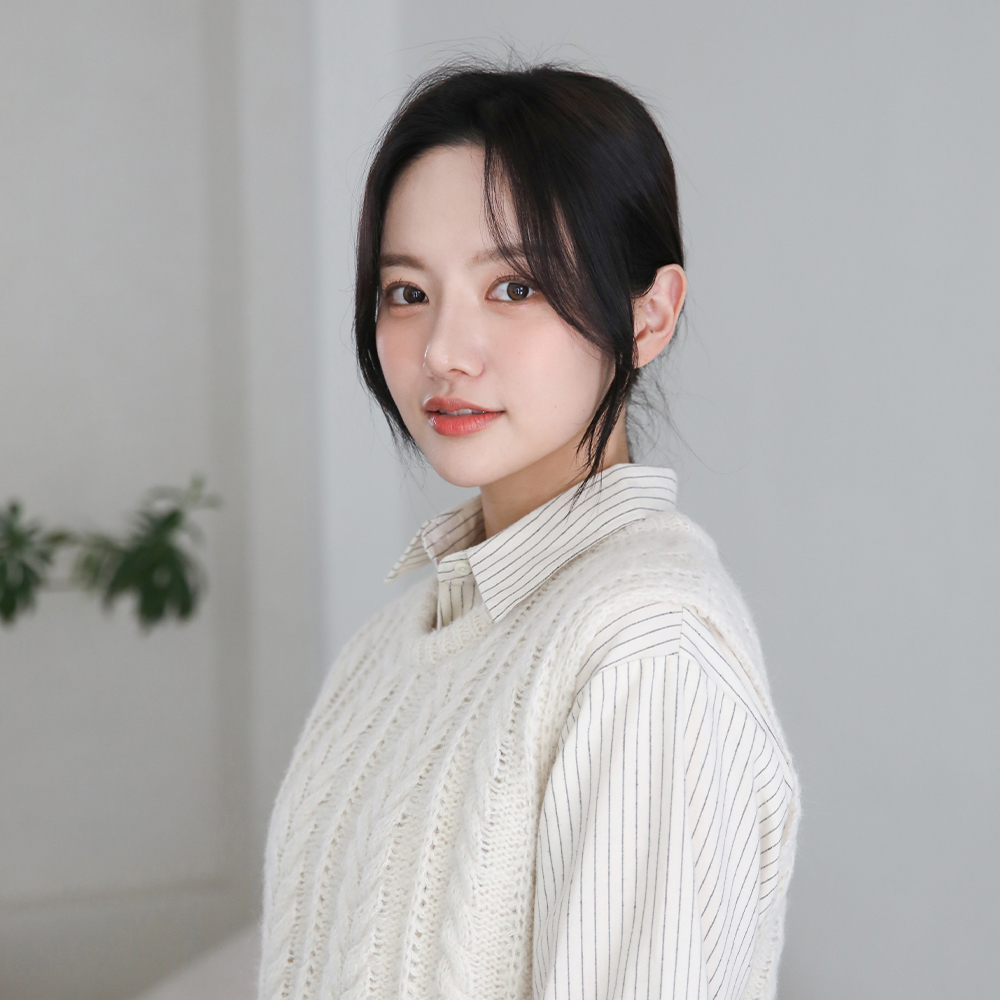 긴 앞머리가발 똑딱이 사이드뱅 부분가발 붙임머리 - 상품 이미지