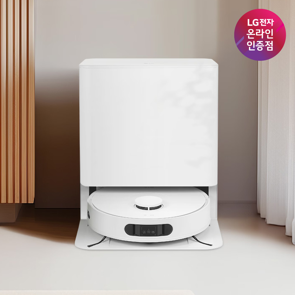 LG전자 코드제로 로보킹 AI 올인원 로봇청소기 B93BHB 프리스탠딩 자동먼지비움