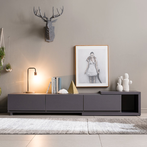 [삼익가구]아만다 익스텐션 1800 그레이 거실장