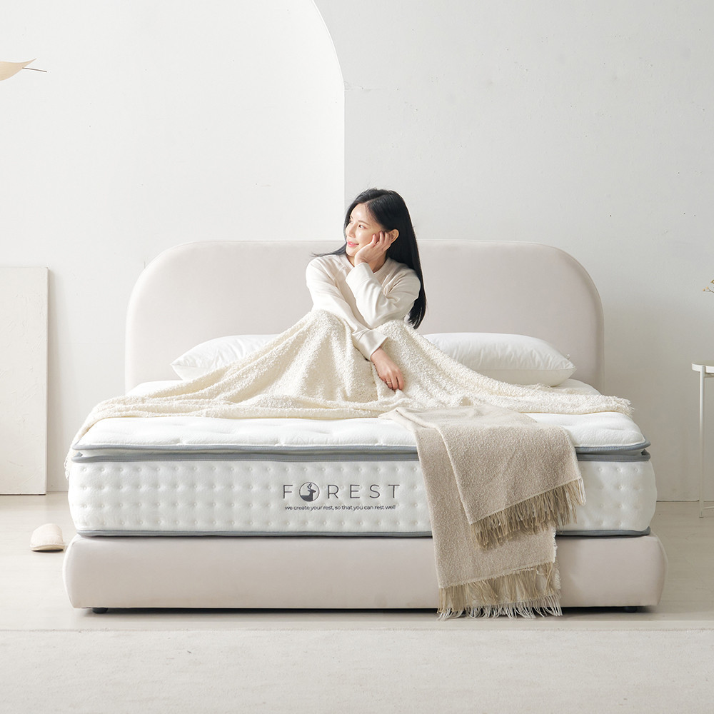 패브릭침대 플러피 슈퍼싱글 호텔 페브릭 조야원단 평상형 침대 프레임 SS