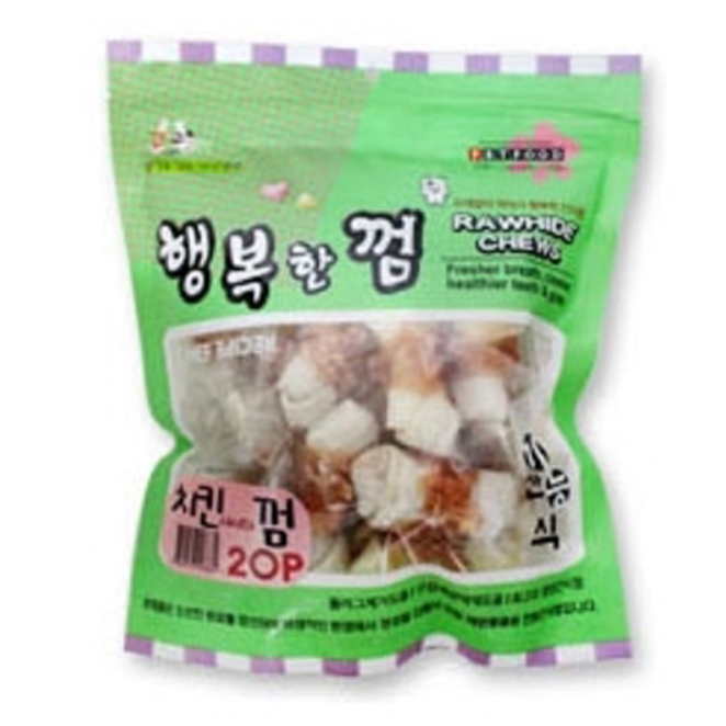 나눔유통 쉐프의 레시피 행복한껌 20p 치킨 200g 1개 : 참조은소리